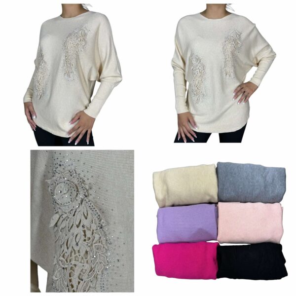 Swetry damskie ((L-3XL/12szt)