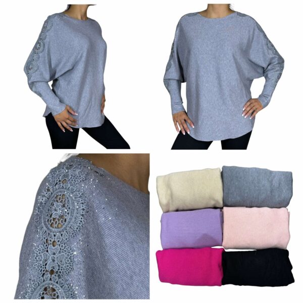 Swetry damskie ((L-3XL/12szt)